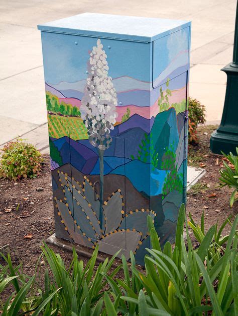 house electrical box art|street utility boxes.